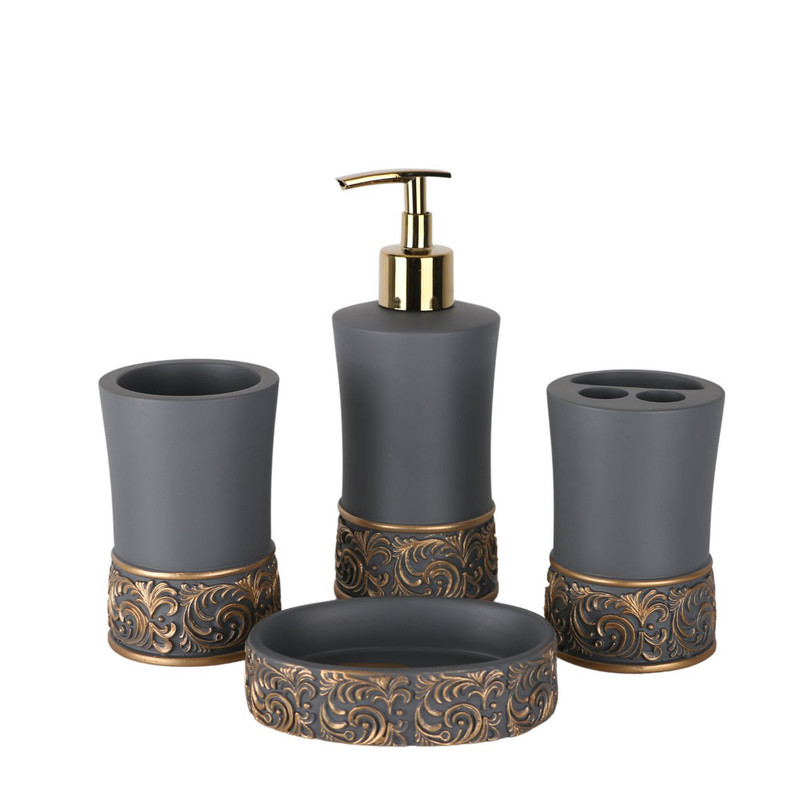 ست سرویس بهداشتی 4 پارچه دلفین مدل 010-Dgr