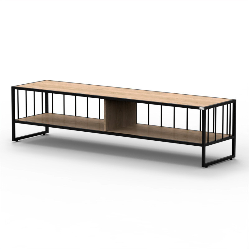 میز تلویزیون هیراد مدل TV137-MDF مناسب برای تلویزیون تا 75 اینچ