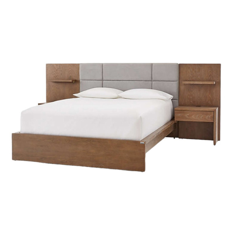 تخت خواب ام دی اف دو نفره هیراد مدل Z121-MDF سایز 260×210 سانتی متر