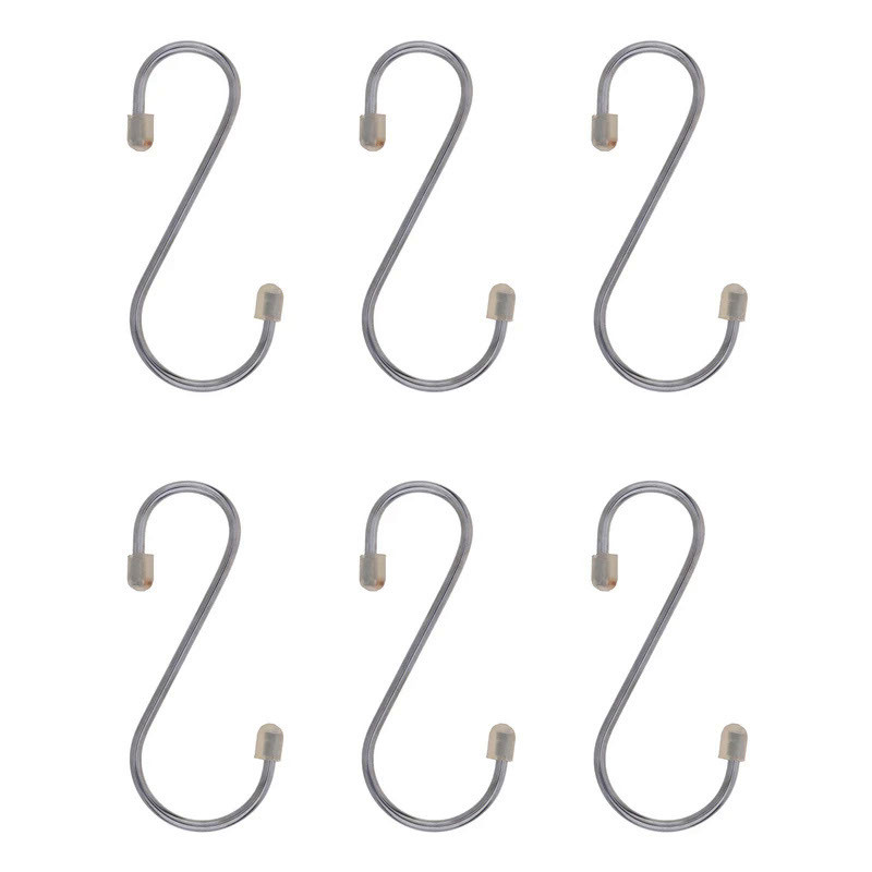 قلاب آویز لیوان مدل فلزی بسته شش عددی 