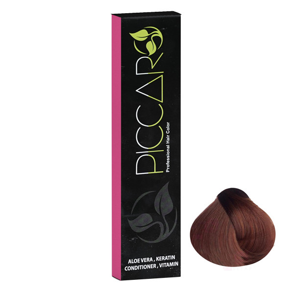 رنگ مو پيكارو سري فندقي شماره 7.43 حجم 120 ميلي ليتر رنگ بلوند فندقي روشن