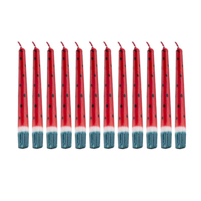 شمع قلمی بدون‌بو مدل یلدا زمان اتمام 7 ساعت بسته 12 عددی