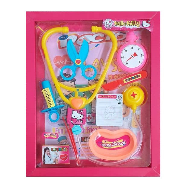 ست اسباب بازی تجهیزات پزشکی مدل دکتر کیتی کد 001