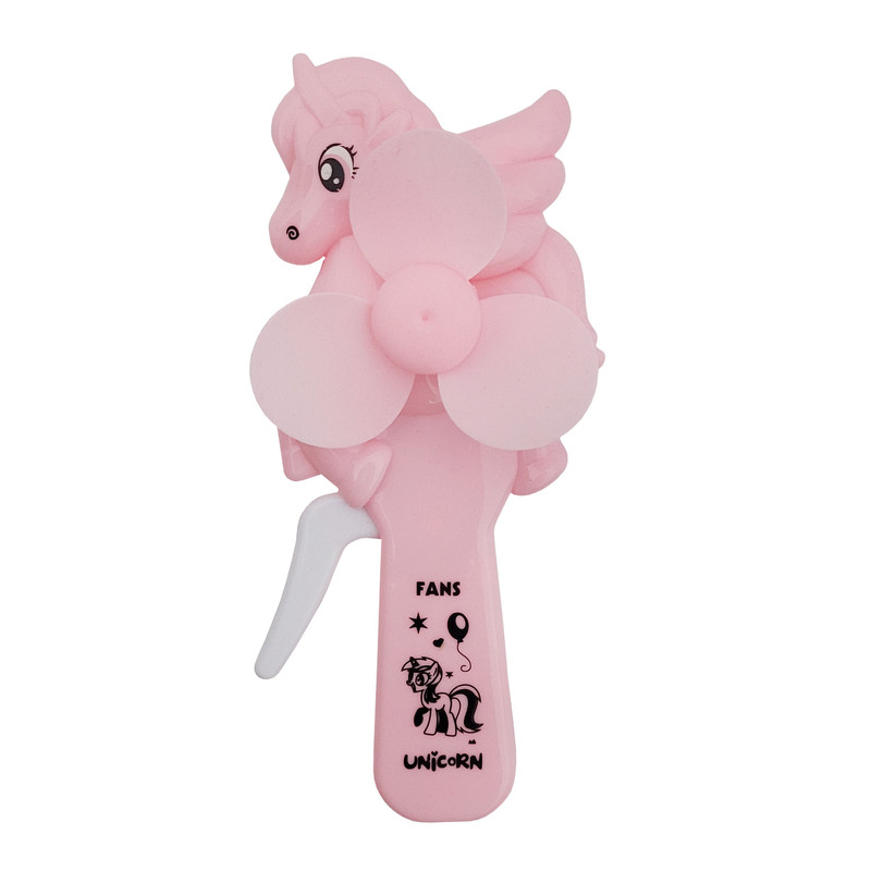 پنکه اسباب بازی مدل اسب پونی تک شاخ کد 2435