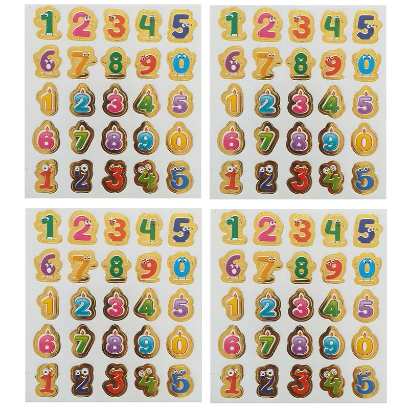 برچسب مدل اعداد بسته 4 عددی