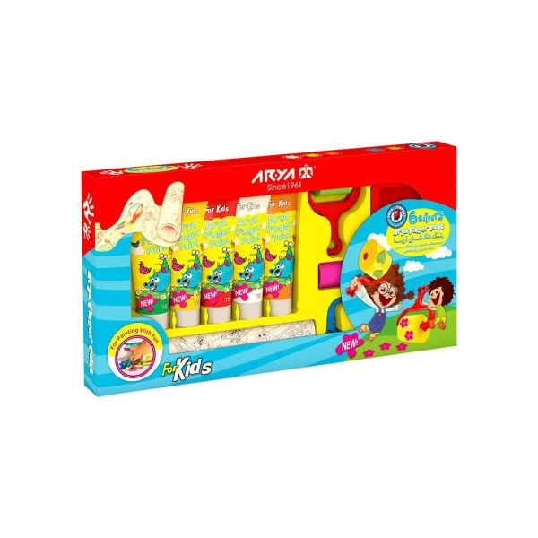 رنگ انگشتی آریا مدل تیوپی همراه رول و ابزار کد ۷۰۲۱