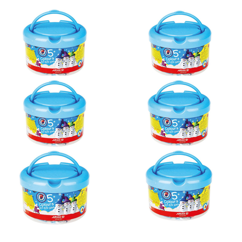 خمیر بازی آریا مدل MS7 بسته 6 عددی