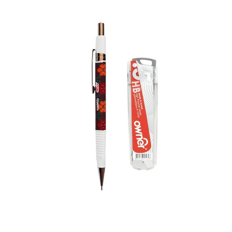 مداد نوکی 0.5 میلی متری اونر مدل گل کد G3 به همراه نوک