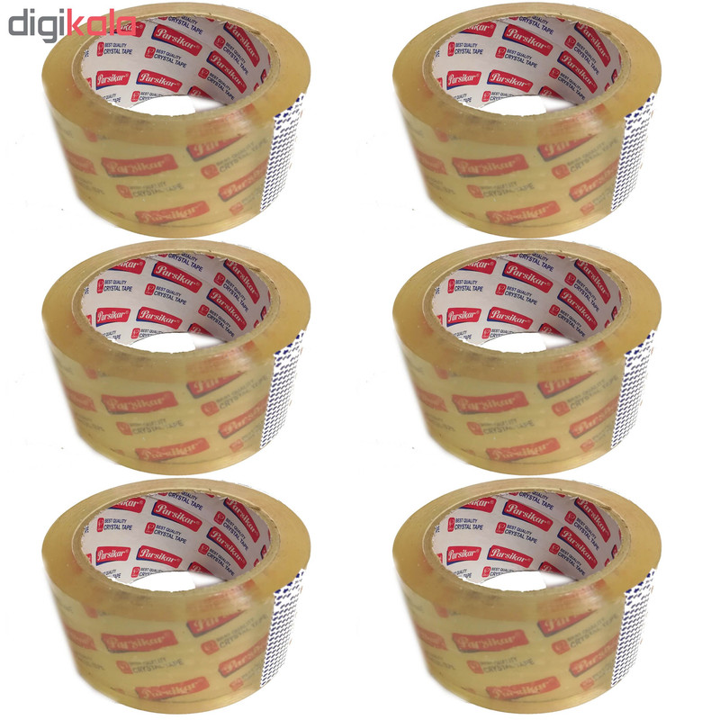 چسب نواری پارسی کار عرض 4.8 کد 1006 بسته 6 عددی