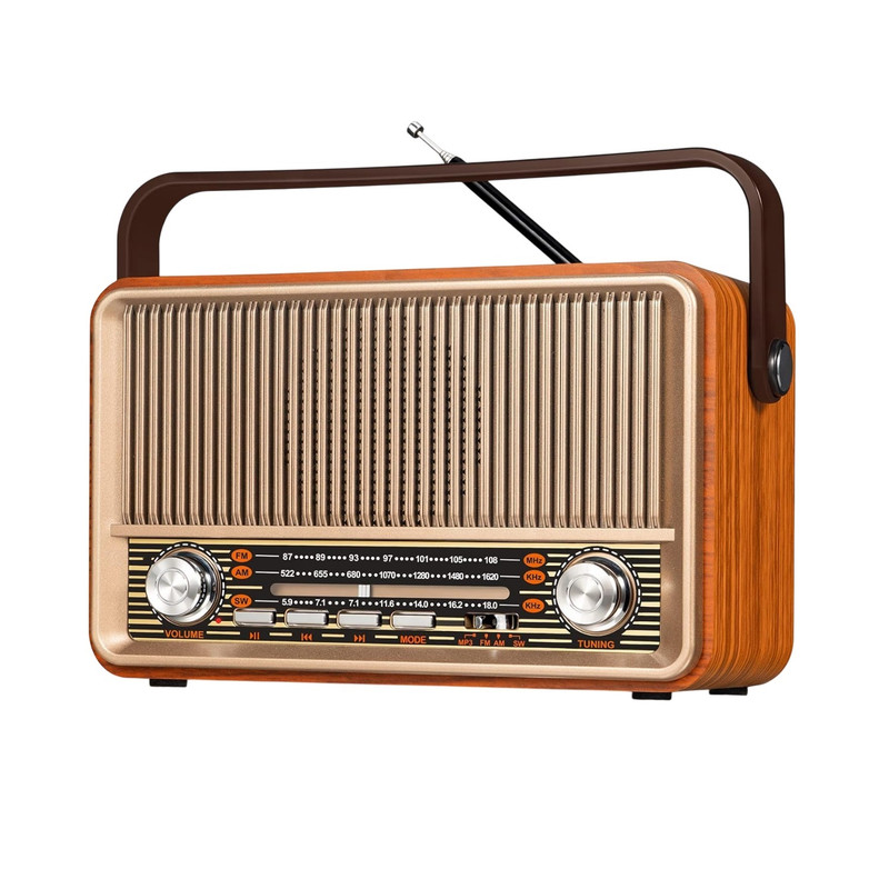 رادیو FM، AM، SW پرونوس مدل J-120 دارای ورودی AUX