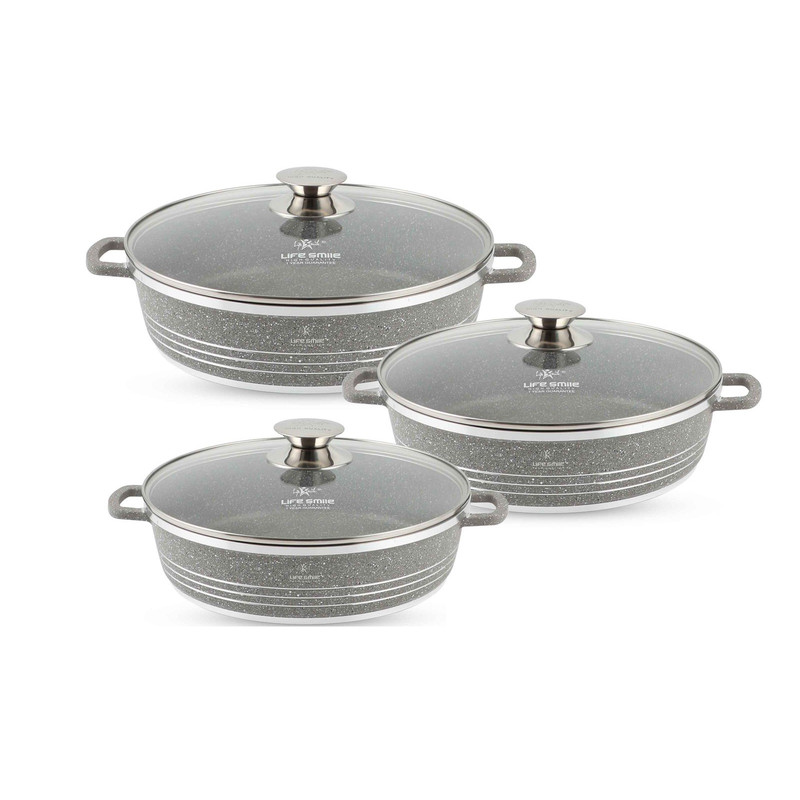 سرویس تابه 6 پارچه لایف اسمایل مدل LIFEP7SHR