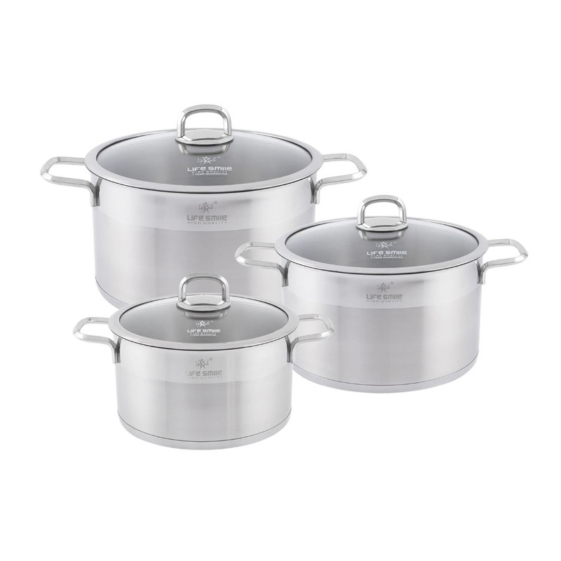 سرویس پخت و پز 6 پارچه لایف اسمایل مدل LIFEP12-6
