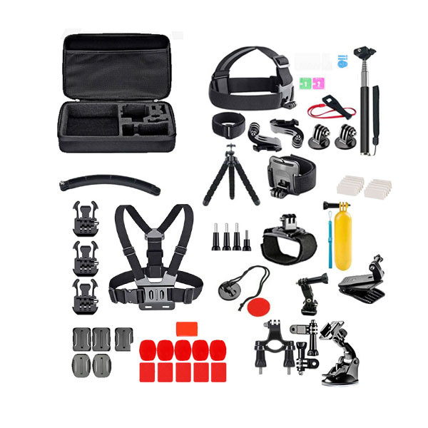 لوازم جانبی کد 196 مناسب برای دوربین ورزشی گوپرو مجموعه 66 عددی 