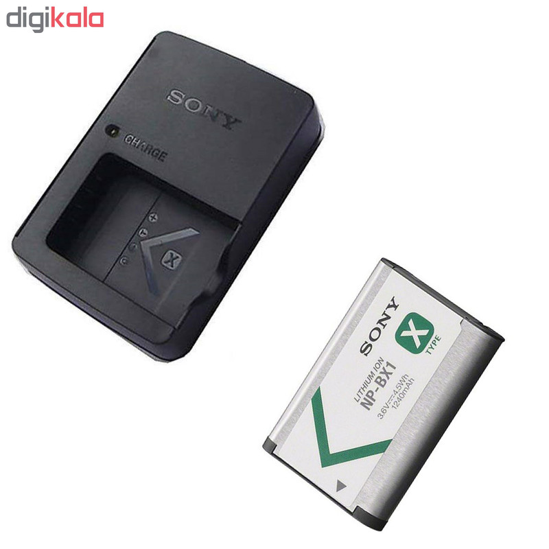 شارژر باتری دوربین مدل BC-CSX به همراه باتری دوربین مدل NP-BX1 