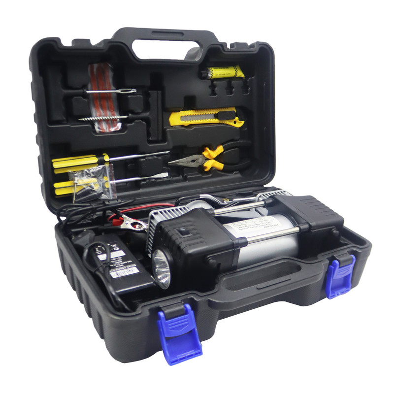 کمپرسور باد فندکی نیدر مدل YP-2CYLANDR-NDR-2250 مجموعه 13 عددی 