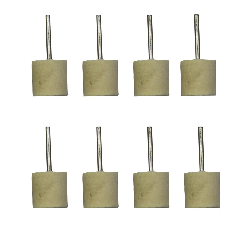 نمد پولیش سر دریلی مدل YP-20*3MM مجموعه 8 عددی 