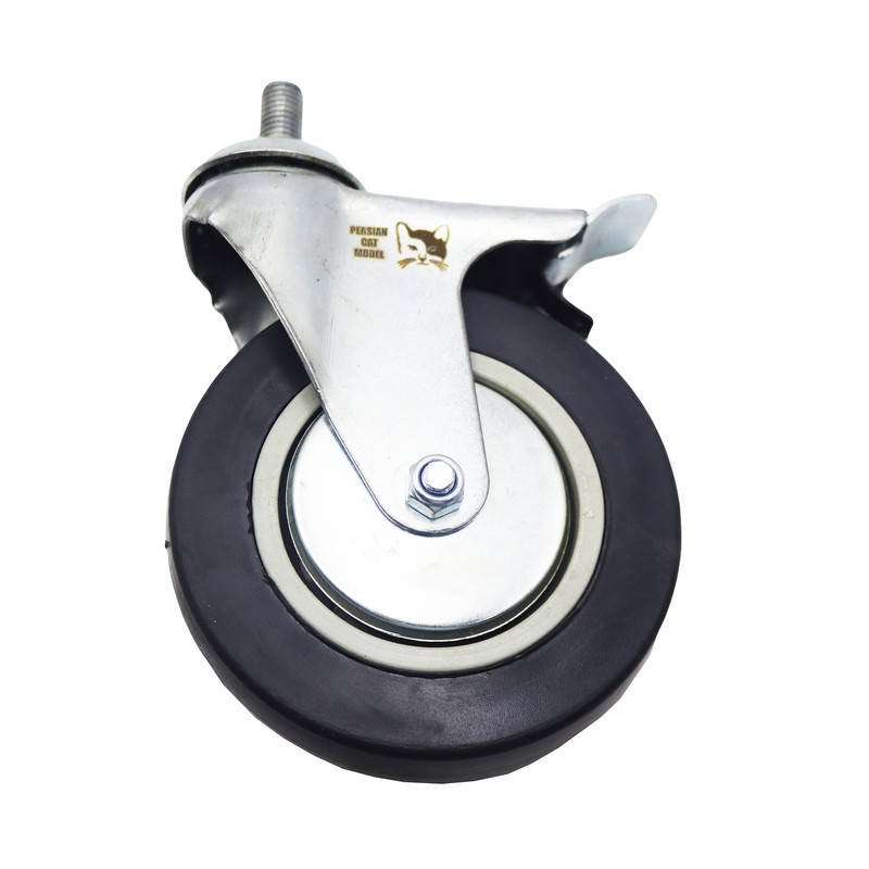 چرخ گردان پرشین کت مدل ترمزدار کد YPT-NO-PICHI-LASTIKI-120*27MM