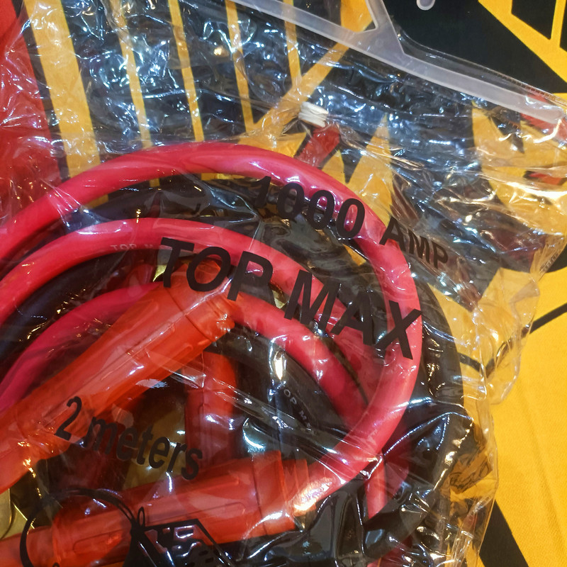 کابل اتصال باطری خودرو تاپ مکس مدل 1000 مجموعه 2 عددی