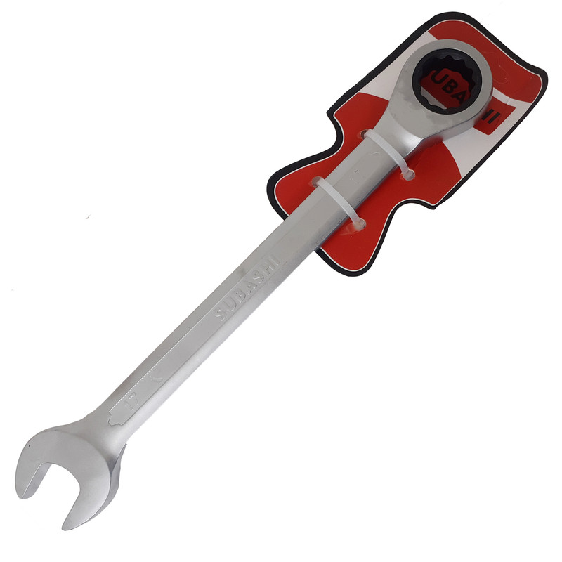 آچار یک سر تخت و یک سر رینگی جغجغه ای سوباشی مدل msm سایز 17میلی متر