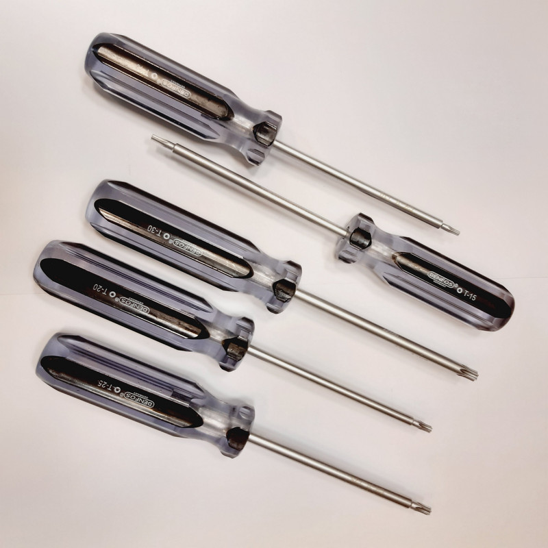 پیچ گوشتی ستاره ای دنفوس مدل JH225690 مجموعه 5 عددی