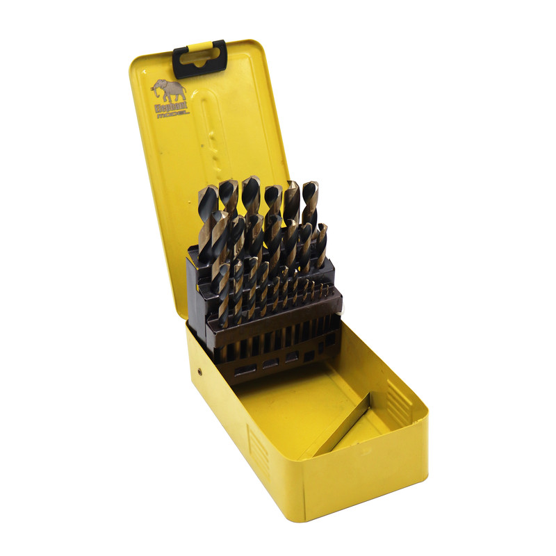 مته آهن مدل الفنت کد YP-W-HSS سایز 1-13 میلیمتر مجموعه 25 عددی 