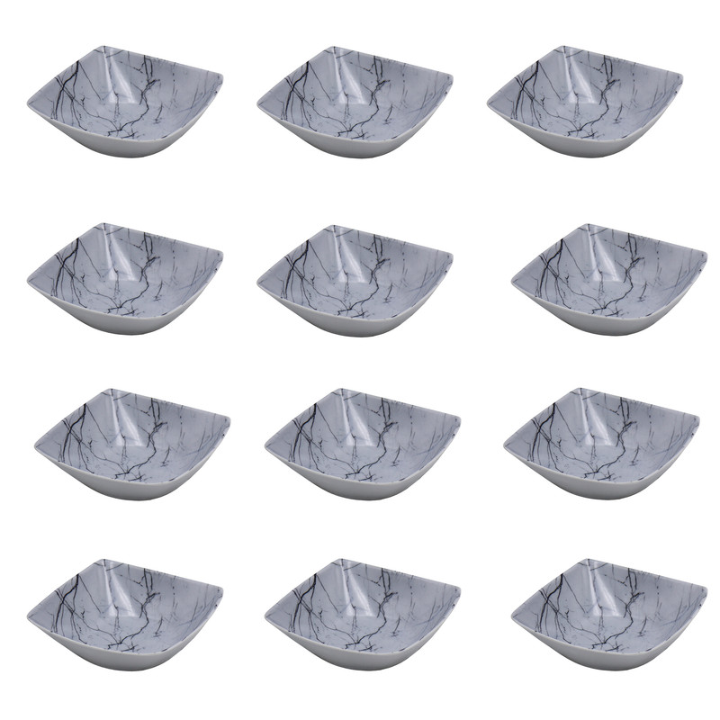 کاسه مدل مرمر کد YPM-TM-C617 مجموعه 12 عددی