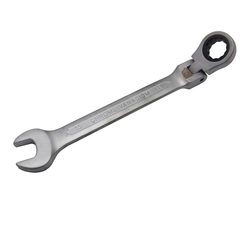 آچار یکسر تخت و یکسر جغجغه ای مدل گوریلا کد YP-TASHO-015MM سایز 15 میلیمتر