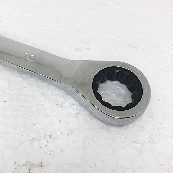 آچار یکسرتخت و یکسر رینگی جغجغه ای کد CR-V0019 سایز 19 میلیمتر