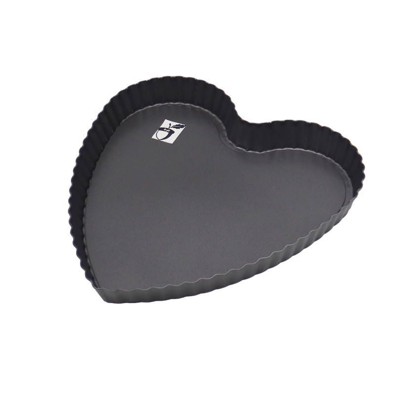 قالب تارت مدل بلوط طرح قلب کد YP-26x26x2.5CM