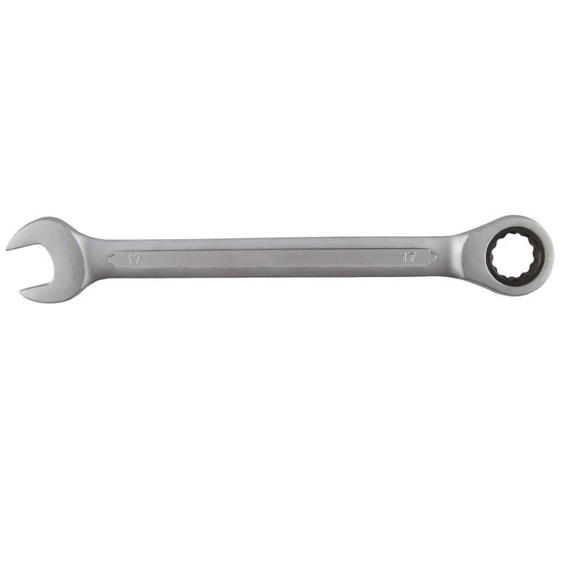 آچار یکسر جغجغه ای و یکسر رینگی کد RSTV0017 سایز 17 میلی متر