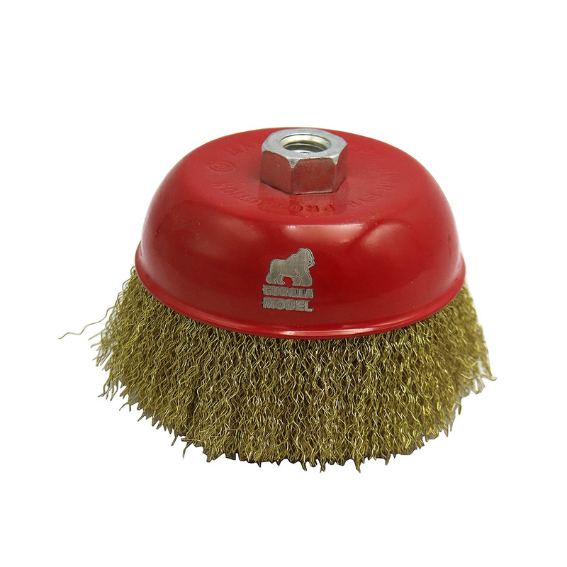 فرچه سیمی کاسه ای مدل گوریلا کد YP-AFSHAN-125MM