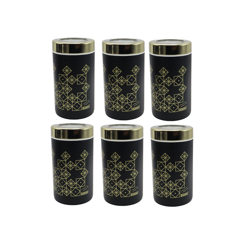 بانکه بهازکالا مدل درگلس طرح روبیک کد YP-glass مجموعه 6 عددی