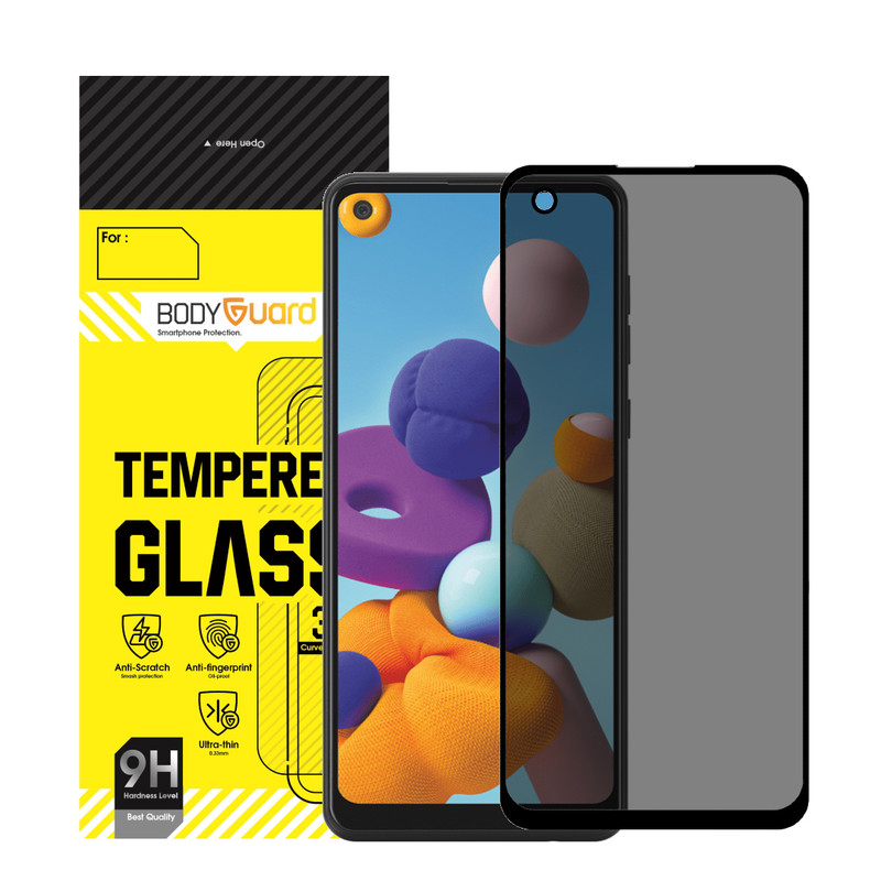محافظ صفحه نمایش حریم شخصی بادیگارد مدل PS مناسب برای گوشی موبایل سامسونگ Galaxy M11