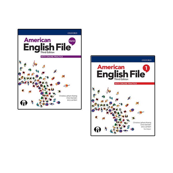 کتاب American English File Third Edition اثر جمعی از نویسندگان انتشارات الوندپویان جلد Starter و 1