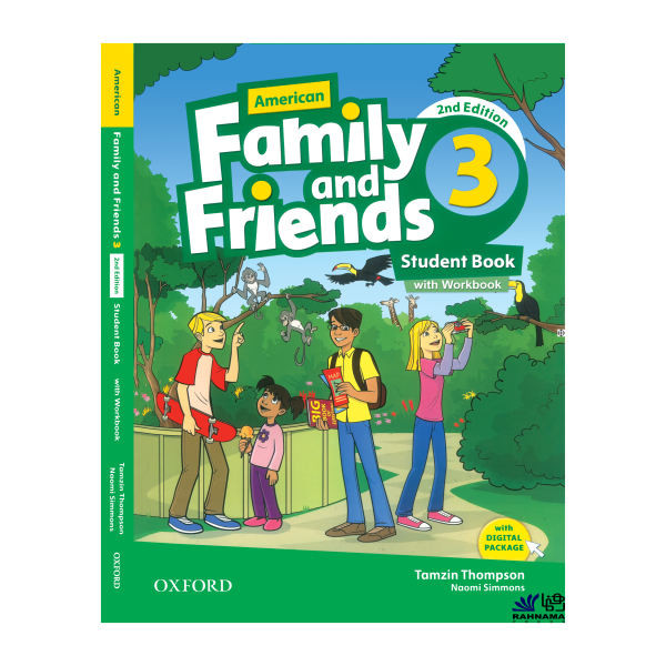 کتاب American family and friends 3 2nd edition اثر جمعی از نویسندگان انتشارات رهنما
