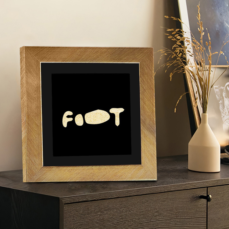 تابلو بکلیت طرح دکوری Foot مدل T-112
