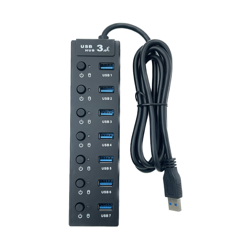 هاب 7 پورت USB 3.0 کی نت مدل H9