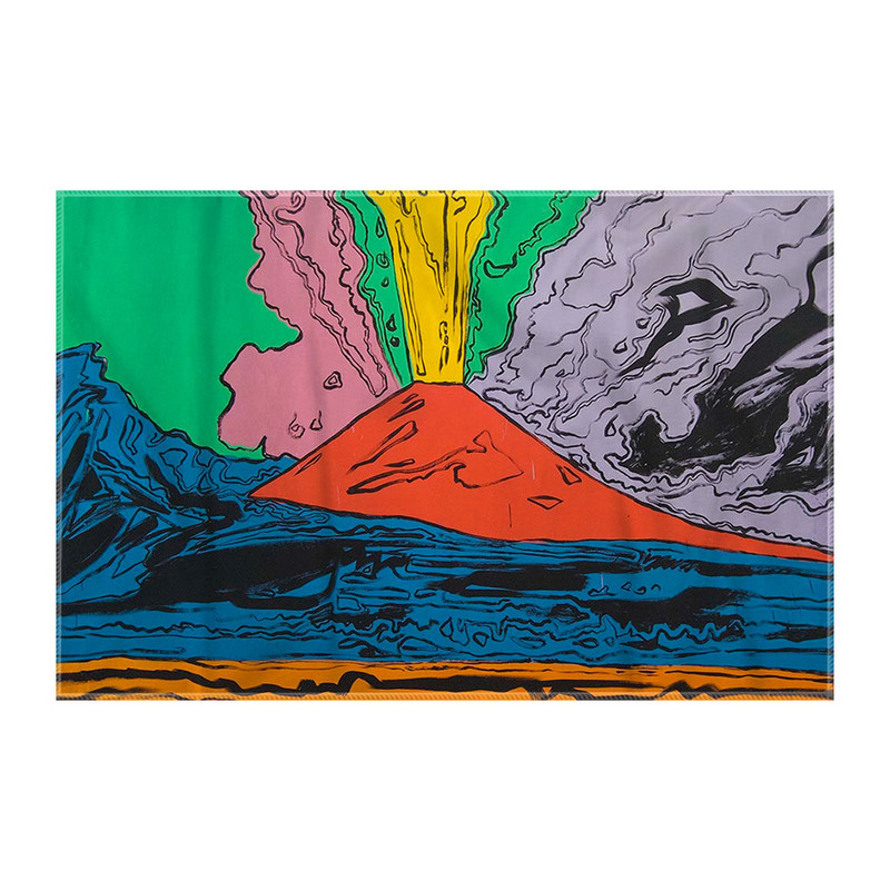 کاغذ کادو ترمه طراحان ایده مدل کوه وزوویوس از وارهول کد art0893 سایز 57x37 سانتی متر