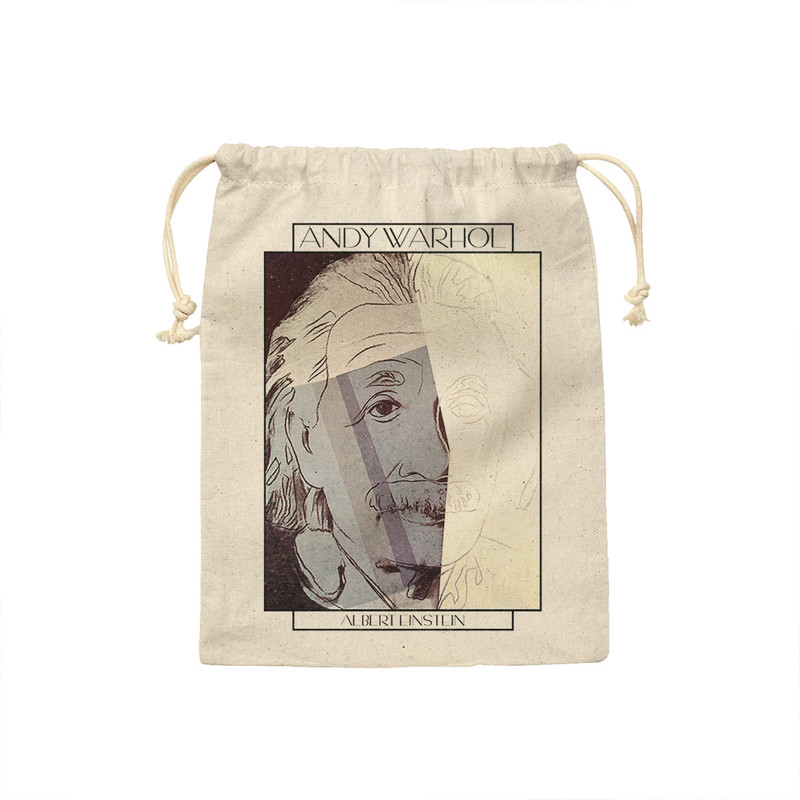 کیسه نان و سبزی ترمه طراحان ایده مدل آلبرت انیشتین از وارهول کد art0799 - S