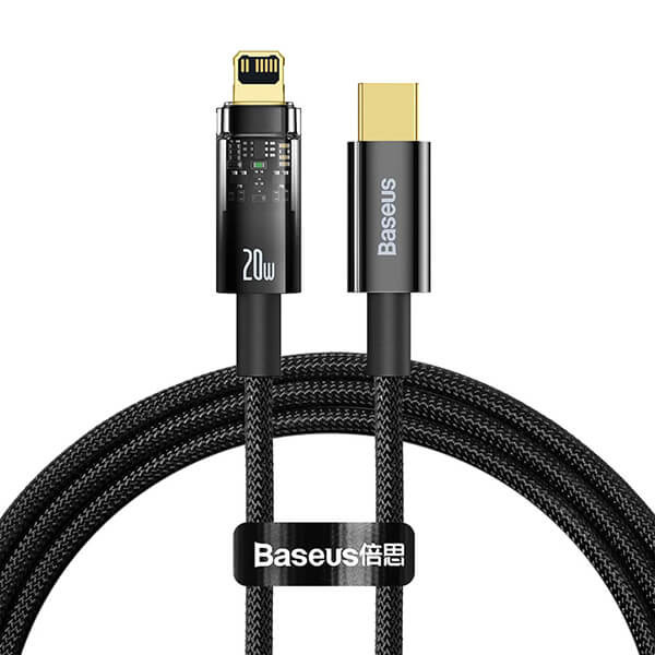کابل تبدیل USB-C به لایتنینگ بیسوس مدل CATS000101 طول 2 متر