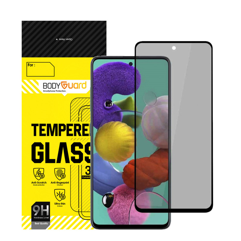 محافظ صفحه نمایش حریم شخصی بادیگارد مدل PS مناسب برای گوشی موبایل سامسونگ Galaxy M31S