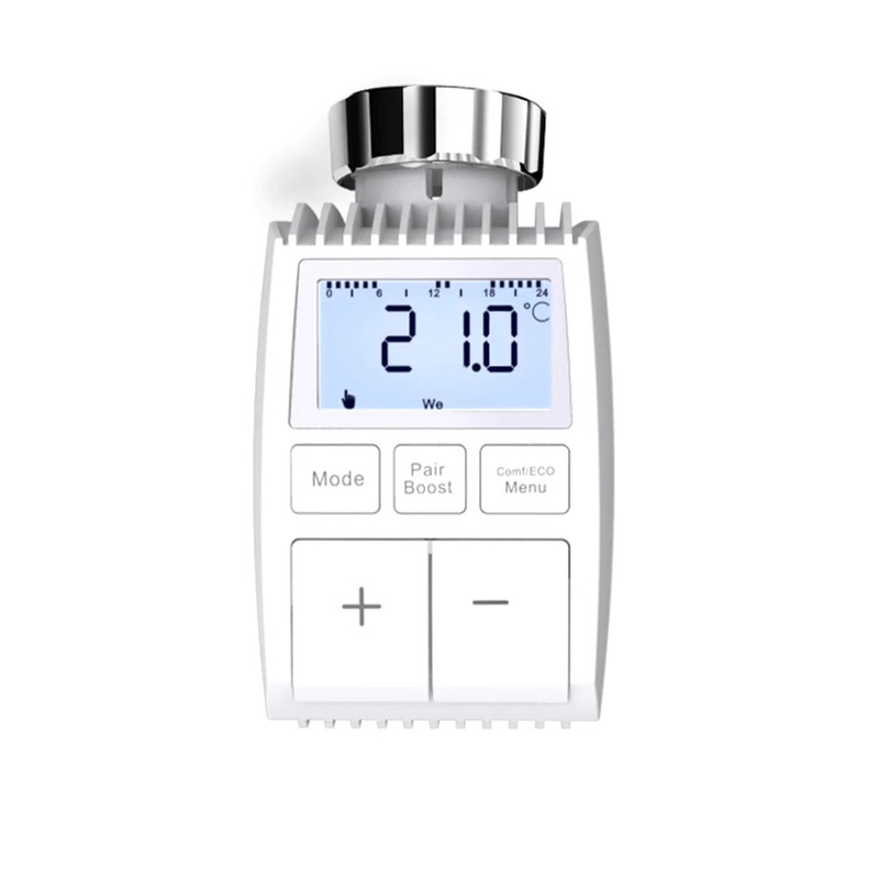 ترموستات رادیاتور هوشمند مو اس مدل ZTRV-ZX-TV01-MS