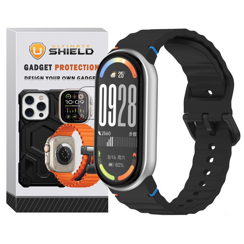 بند آلتیمیت شیلد مدل NV_Mi مناسب برای ساعت هوشمند شیائومی Mi Band 10 12mm