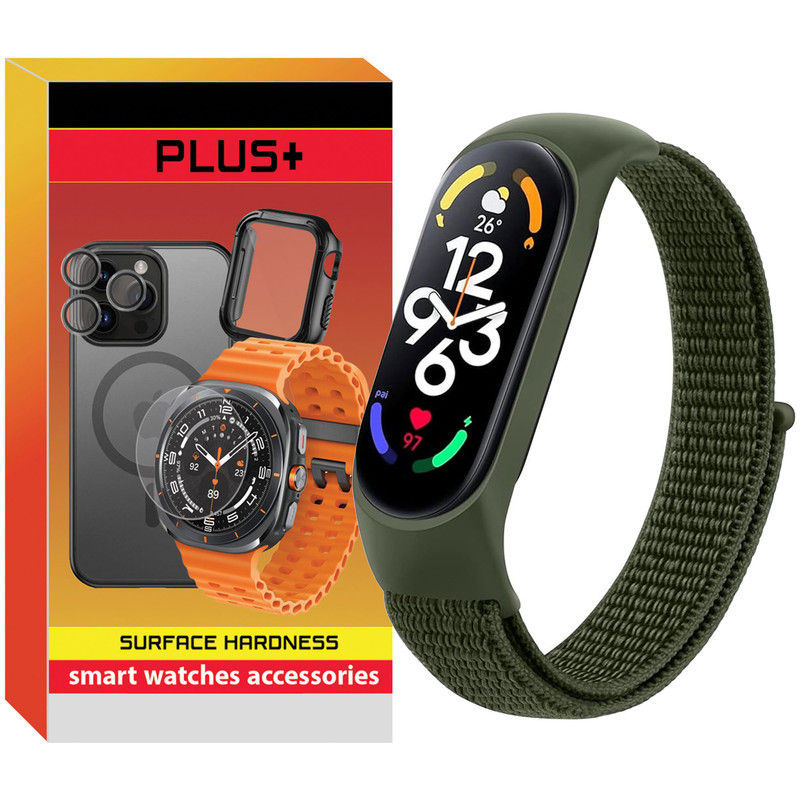 بند پلاس مدل Nylon SK PL مناسب برای ساعت هوشمند شیائومی Mi band 7