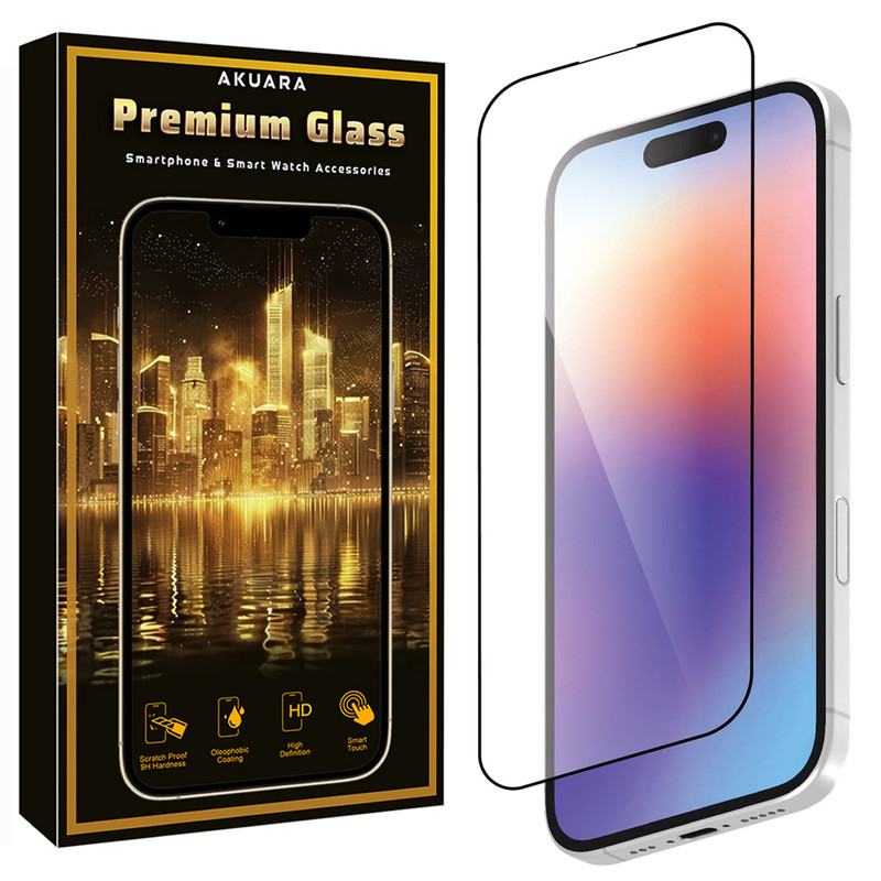 محافظ صفحه نمایش آکوآرا مدل Premium FLL1 مناسب برای گوشی موبایل اپل iPhone 17 Pro