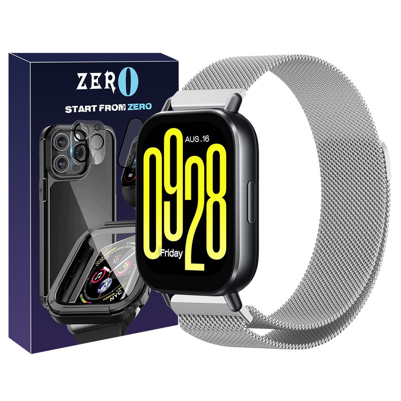 بند زیرو مدل Milanese ZR TW مناسب برای ساعت هوشمند شیائومی Redmi Watch 5 Active / Redmi Watch 5 Lite