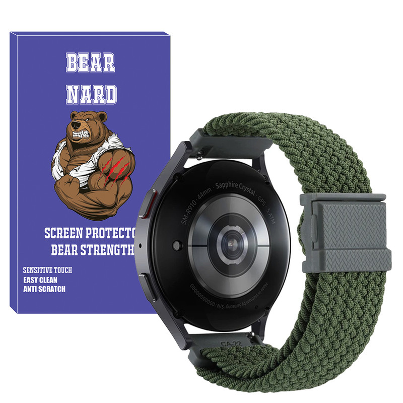 بند برنارد مدل Braided Magnet BR TW مناسب برای ساعت هوشمند سامسونگ Galaxy Gear S3 / Galaxy Watch 3 45mm / Watch 46mm / S3 Frontier / S3 Classic Gear 2 R380 / Neo R381 / Live 382
