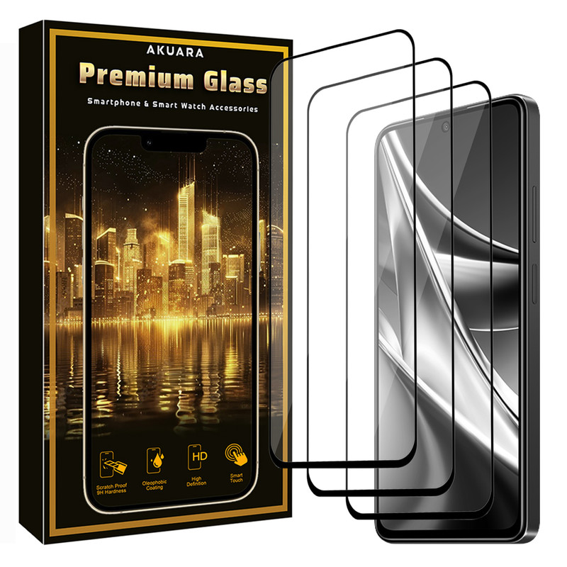 محافظ صفحه نمایش آکوآرا مدل Premium FLL3 مناسب برای گوشی موبایل سامسونگ Galaxy S25 FE بسته سه عددی