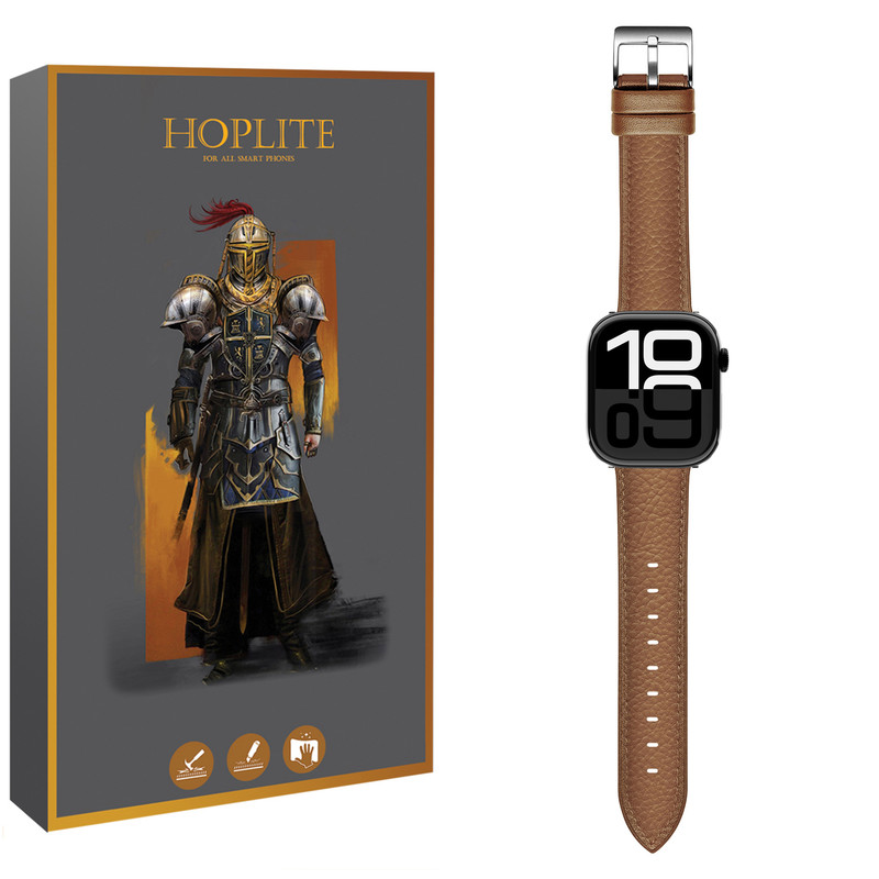 بند هاپلایت مدل Classic Leather HL مناسب برای اپل واچ سری Se/1/2/3/4/5/6/7/8/9 سایز 42/44/45 میلیمتری