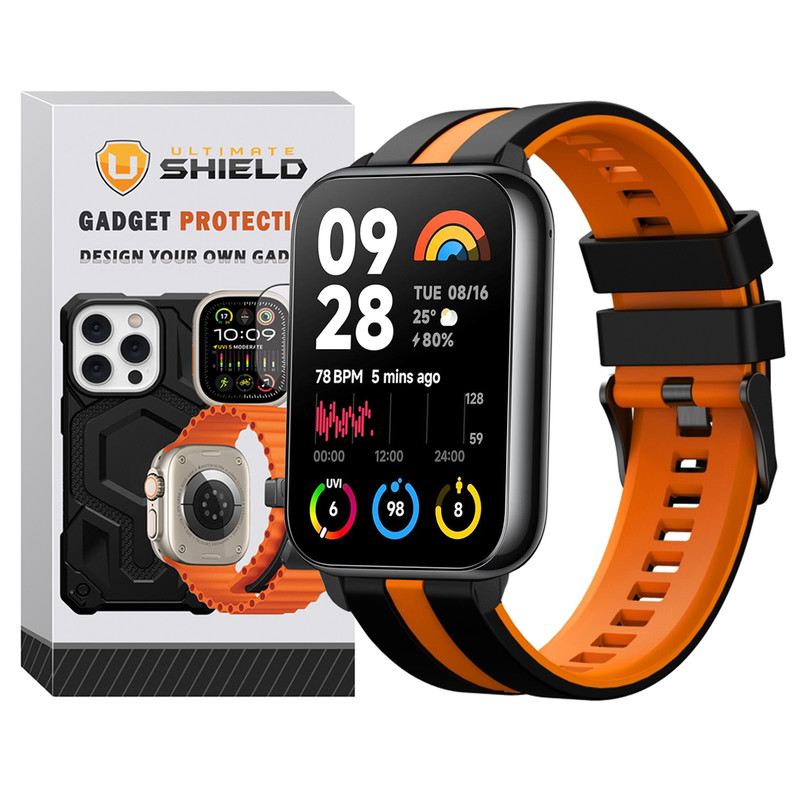بند آلتیمیت شیلد مدل Ferer SPC BK مناسب برای ساعت هوشمند شیائومی Mi Band 8 Pro 30mm